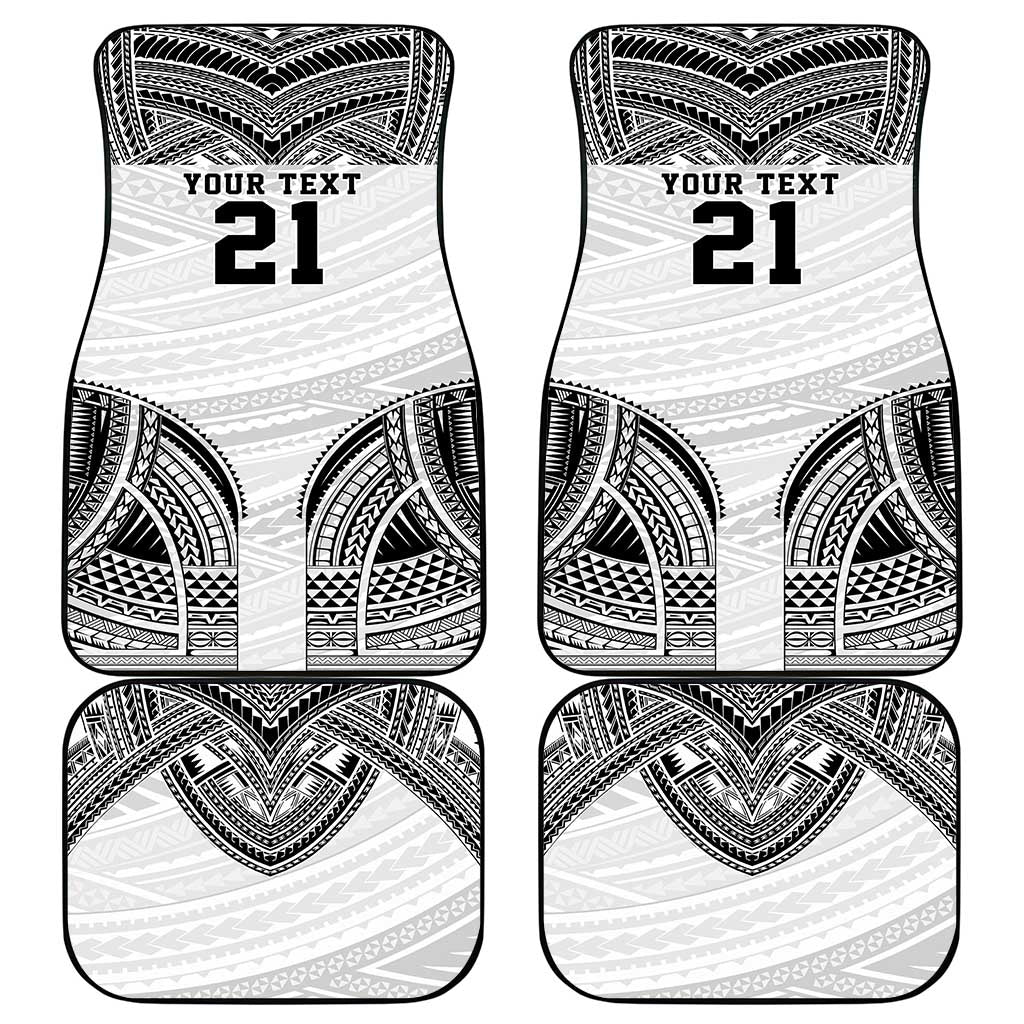 Flying Fijians Pacific Fiji Rugby Custom Car Mats Polynesian Pattern