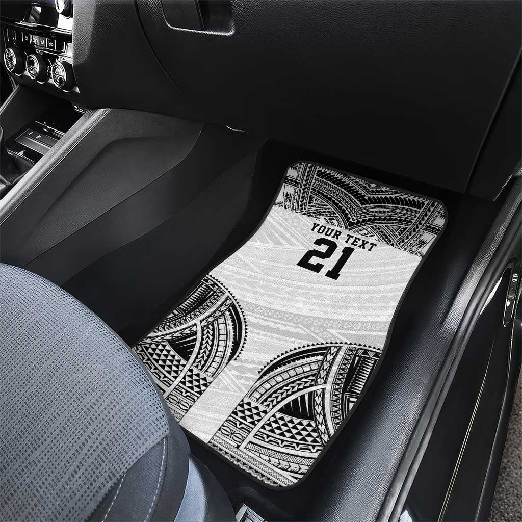 Flying Fijians Pacific Fiji Rugby Custom Car Mats Polynesian Pattern