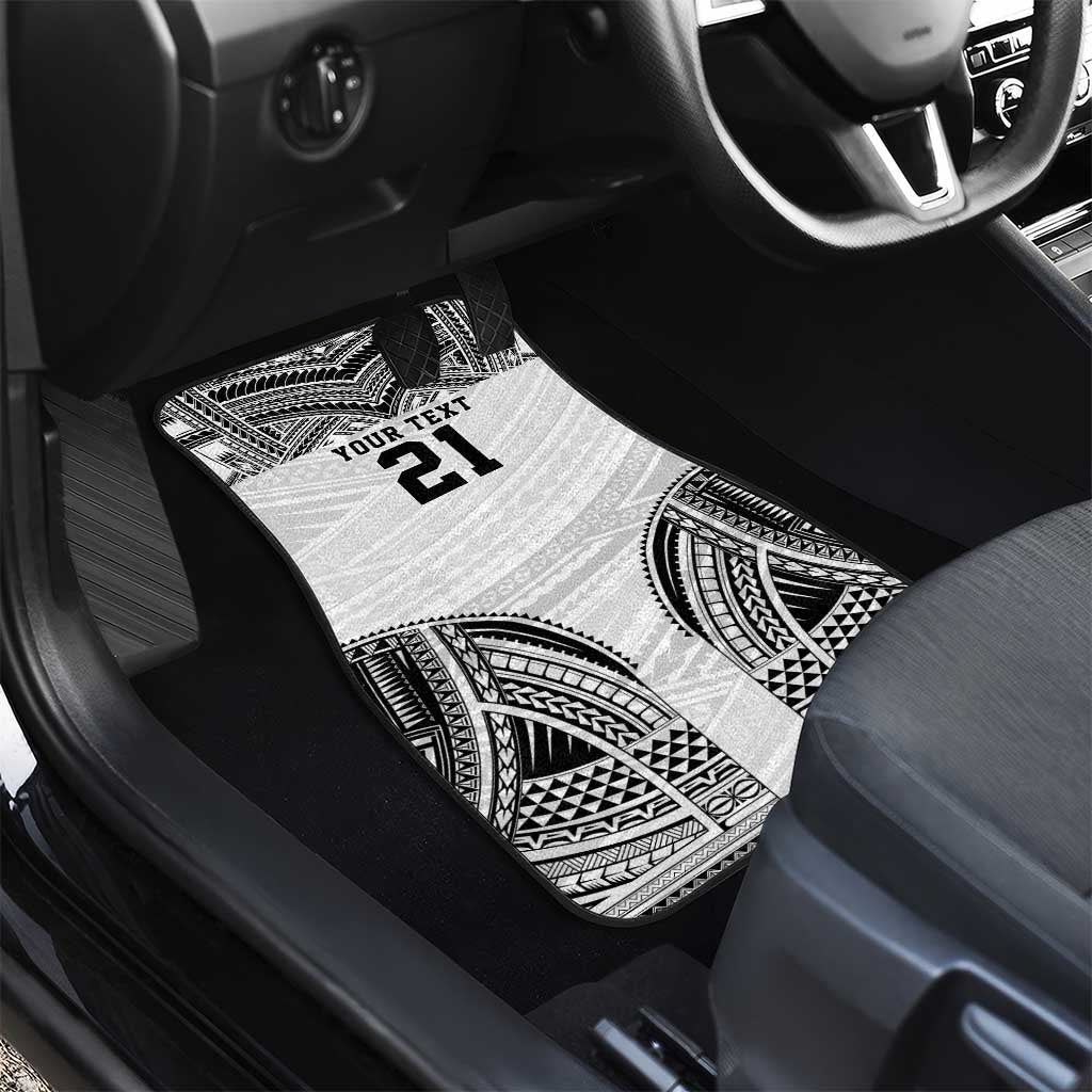 Flying Fijians Pacific Fiji Rugby Custom Car Mats Polynesian Pattern