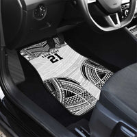 Flying Fijians Pacific Fiji Rugby Custom Car Mats Polynesian Pattern
