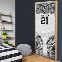 Flying Fijians Pacific Fiji Rugby Custom Door Cover Polynesian Pattern - Polynesian Pride