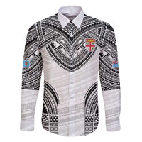 Flying Fijians Pacific Fiji Rugby Custom Family Matching Off The Shoulder Long Sleeve Dress and Hawaiian Shirt Polynesian Pattern