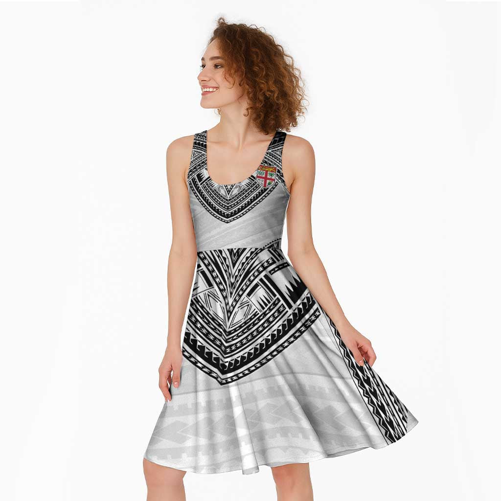 Flying Fijians Pacific Fiji Rugby Custom Midi Dress Polynesian Pattern - Polynesian Pride