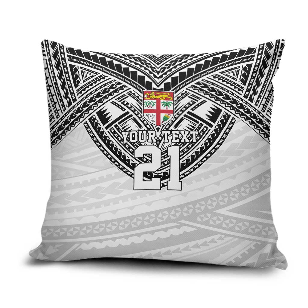 Flying Fijians Pacific Fiji Rugby Custom Pillow Cover Polynesian Pattern - Polynesian Pride