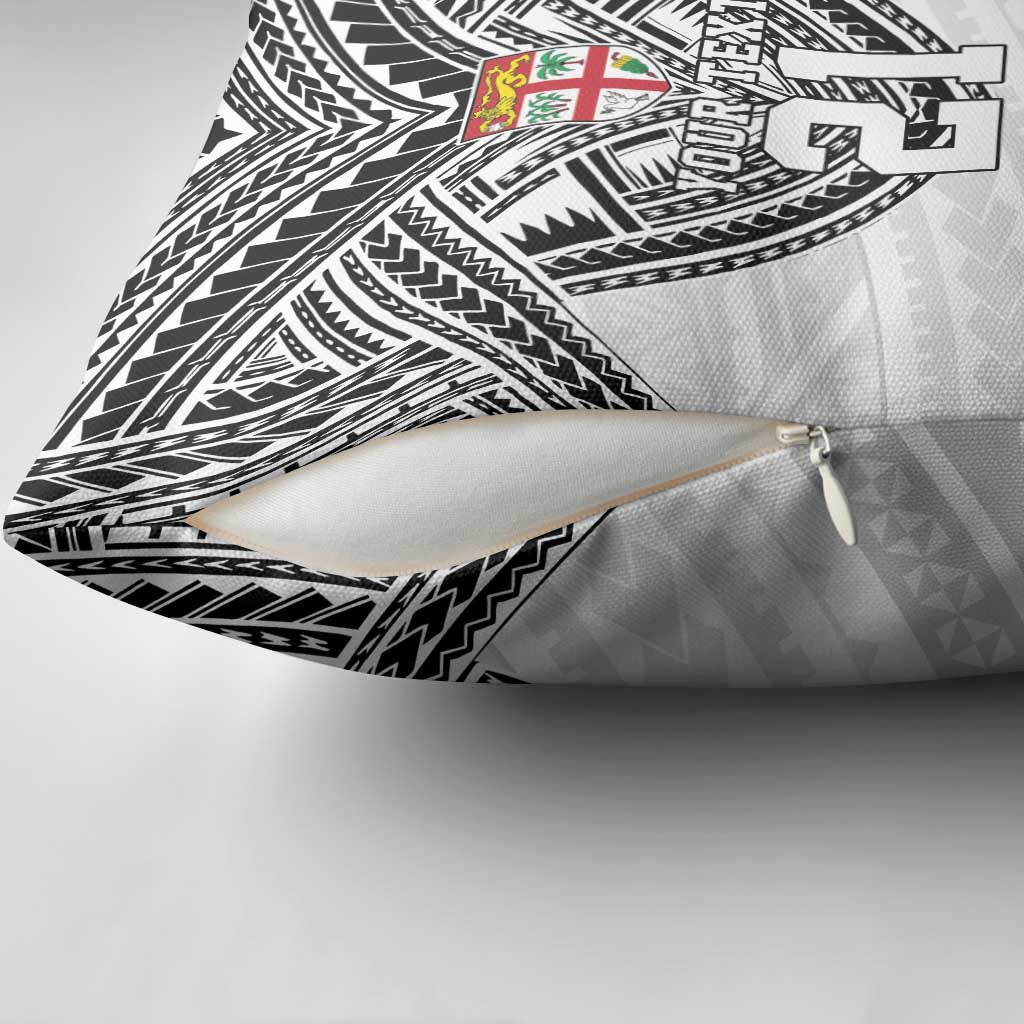 Flying Fijians Pacific Fiji Rugby Custom Pillow Cover Polynesian Pattern - Polynesian Pride