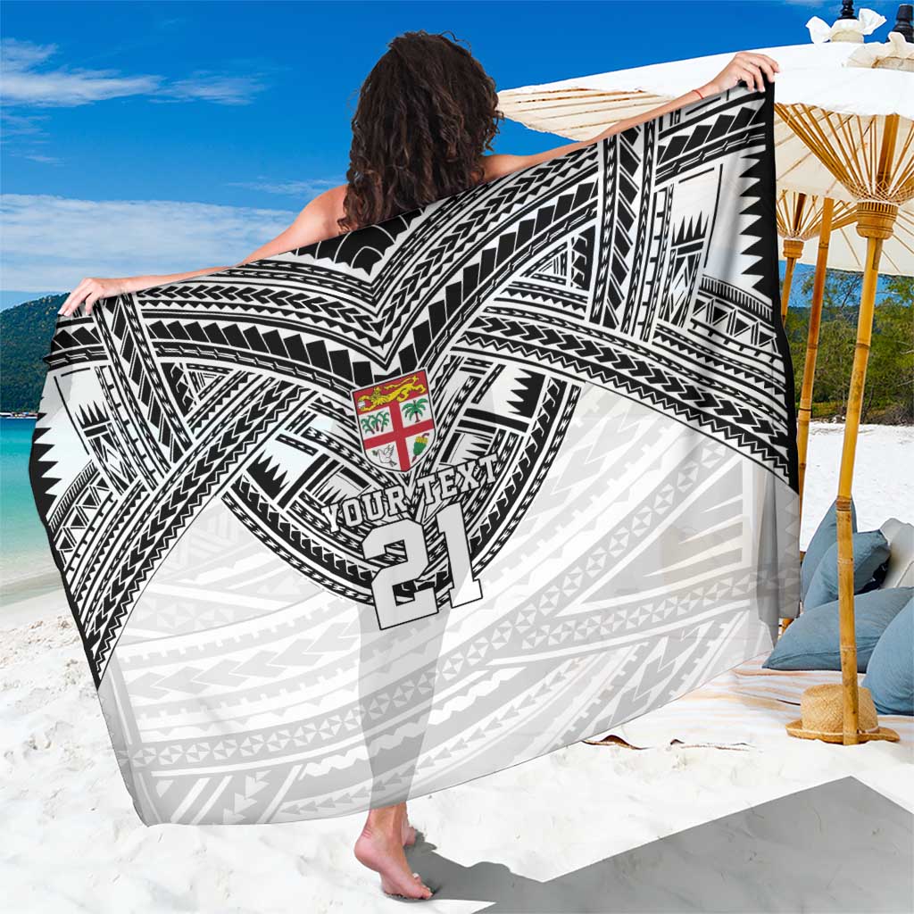 Flying Fijians Pacific Fiji Rugby Custom Sarong Polynesian Pattern
