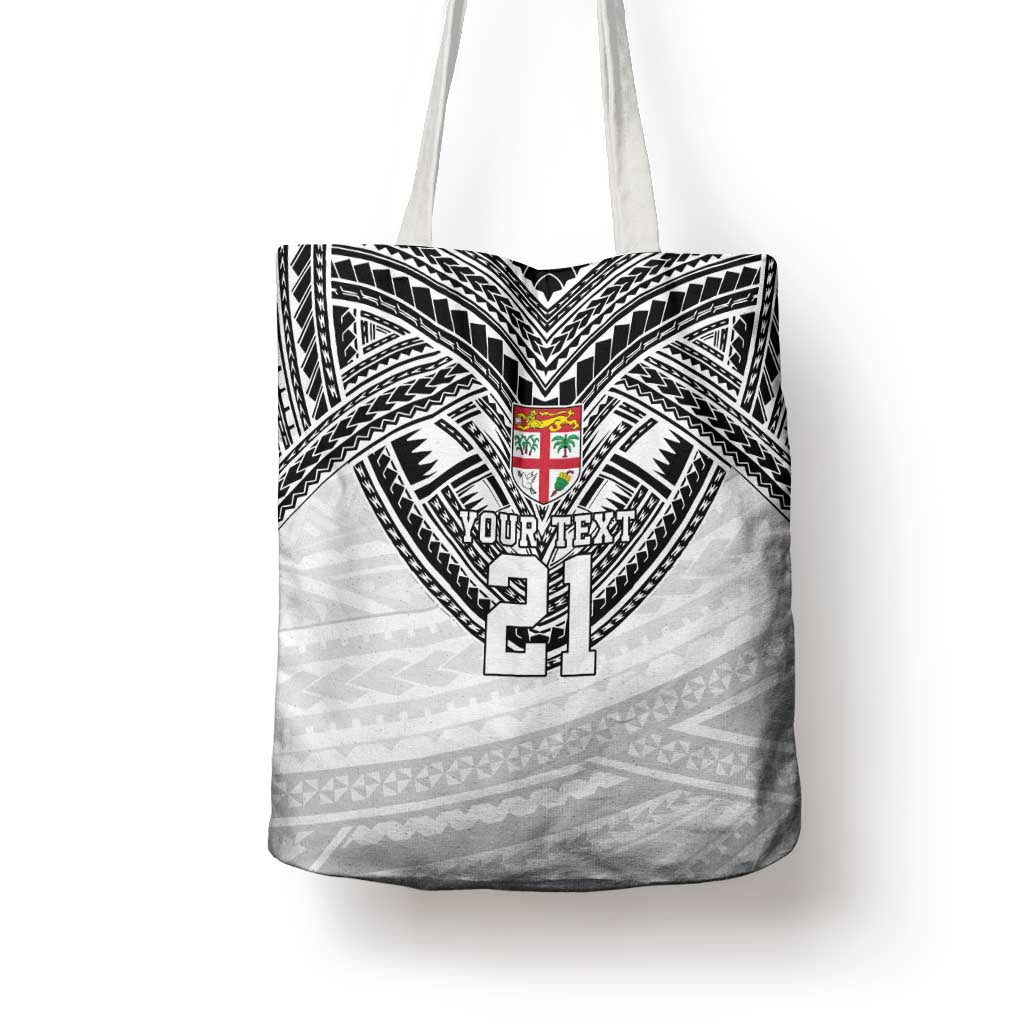 Flying Fijians Pacific Fiji Rugby Custom Tote Bag Polynesian Pattern - Polynesian Pride
