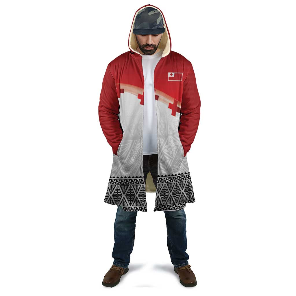 Ikale Tahi Pacific Tonga Rugby Custom Cloak Tongan Ngatu with Flag Pattern - Polynesian Pride