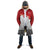 Ikale Tahi Pacific Tonga Rugby Custom Cloak Tongan Ngatu with Flag Pattern - Polynesian Pride