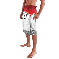 Ikale Tahi Pacific Tonga Rugby Custom Lavalava Tongan Ngatu with Flag Pattern