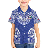 Manu Samoa Pacific Samoa Rugby Custom Hawaiian Shirt Polynesian Pattern