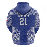 Manu Samoa Pacific Samoa Rugby Custom Hoodie Polynesian Pattern