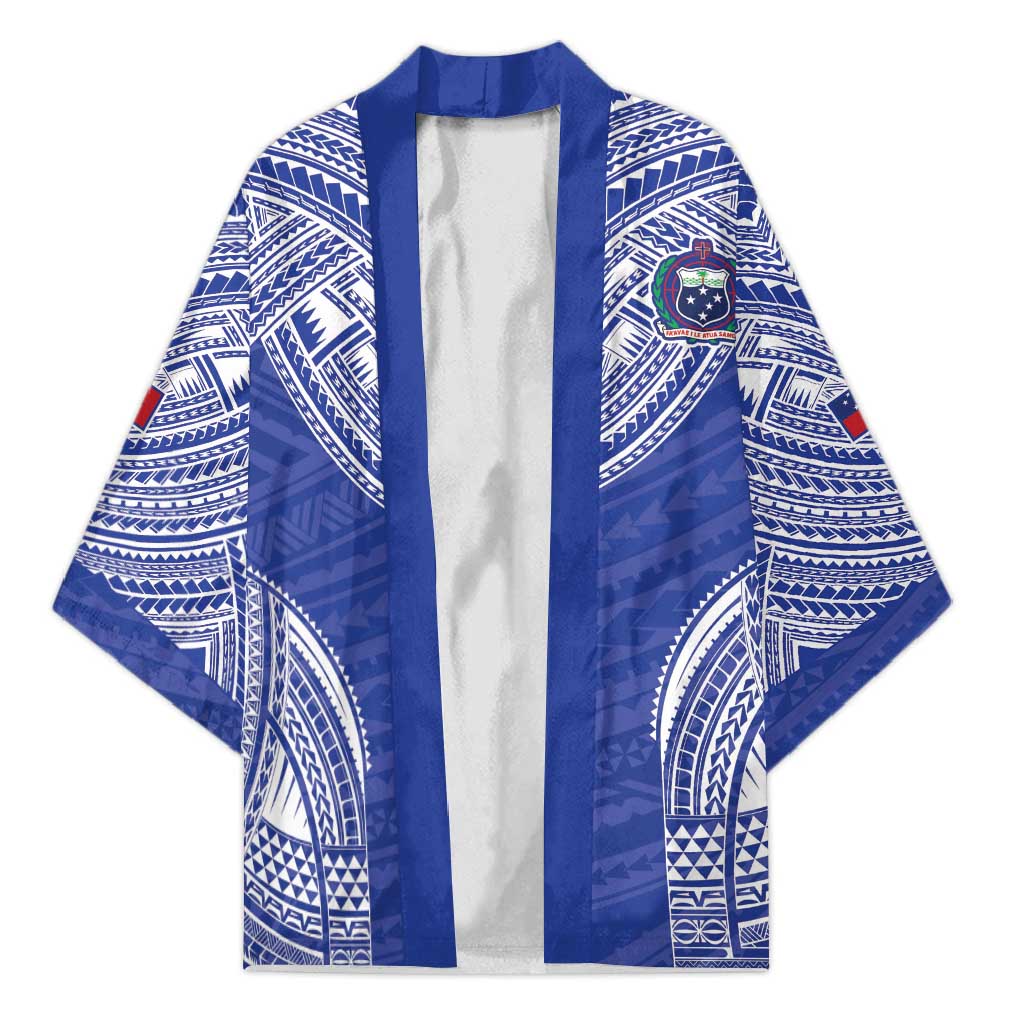 Manu Samoa Pacific Samoa Rugby Custom Kimono Polynesian Pattern - Polynesian Pride