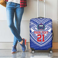 Manu Samoa Pacific Samoa Rugby Custom Luggage Cover Polynesian Pattern