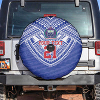 Manu Samoa Pacific Samoa Rugby Custom Spare Tire Cover Polynesian Pattern
