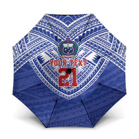 Manu Samoa Pacific Samoa Rugby Custom Umbrella Polynesian Pattern - Polynesian Pride