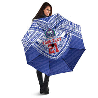 Manu Samoa Pacific Samoa Rugby Custom Umbrella Polynesian Pattern - Polynesian Pride