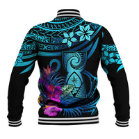 Polynesian Guam Baseball Jacket With Latte Stone Happy Liberation Day LT9 - Polynesian Pride
