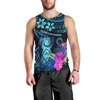 Polynesian Guam Men Tank Top With Latte Stone Happy Liberation Day LT9 - Polynesian Pride
