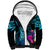 Polynesian Guam Sherpa Hoodie With Latte Stone Happy Liberation Day LT9 Unisex Blue - Polynesian Pride