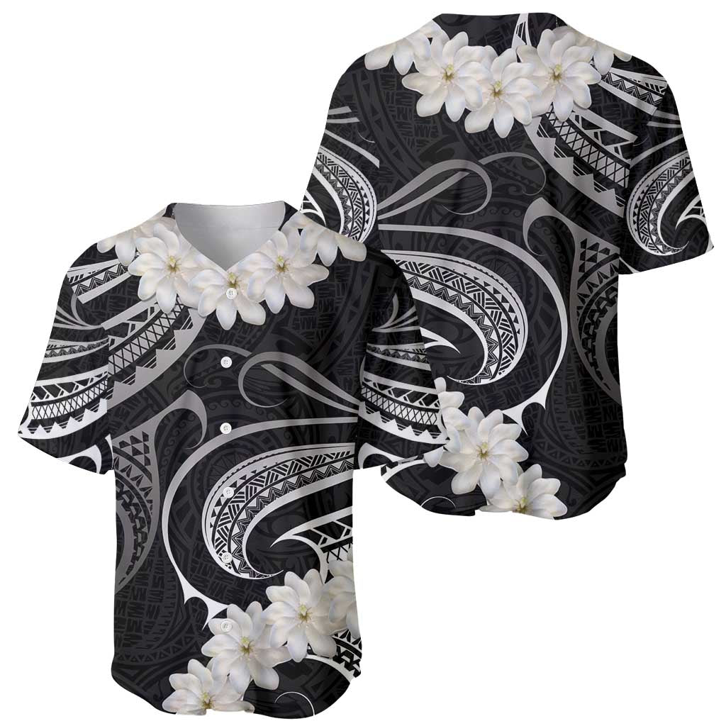 White Sunday Tokelau Gardenia Thunbergia Baseball Jersey Fakamalo Atu Kia Te Koutou Uma