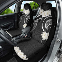 White Sunday Tokelau Gardenia Thunbergia Car Seat Cover Fakamalo Atu Kia Te Koutou Uma LT9 - Polynesian Pride