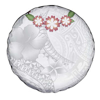 Manuia le Aso Sa o Tamaiti Tonga Spare Tire Cover White Sunday Heilala Lei LT9 - Polynesian Pride