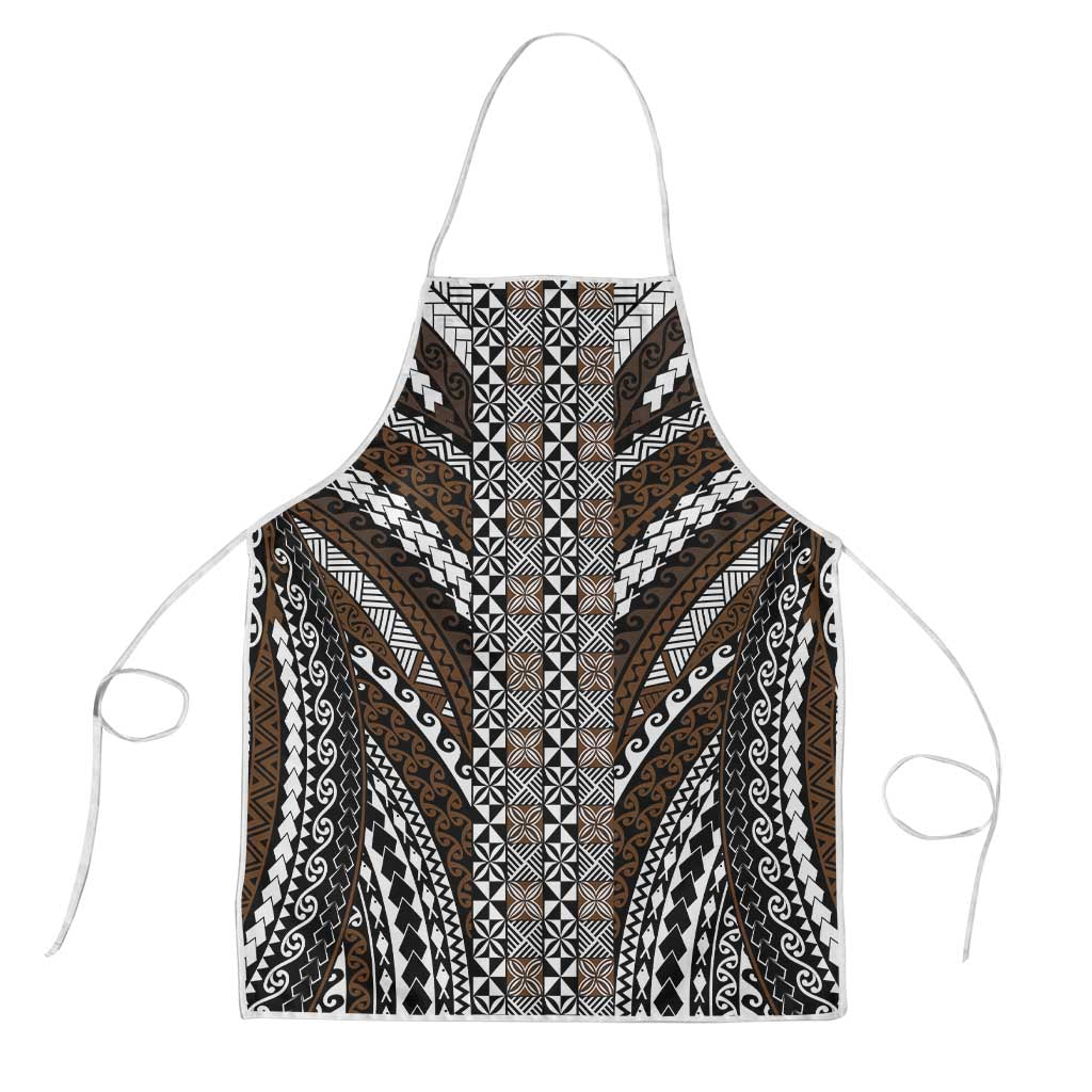 Brown Tongan Polynesian Tribal Apron - Polynesian Pride
