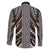 Brown Tongan Polynesian Tribal Family Matching Puletasi and Hawaiian Shirt - Polynesian Pride