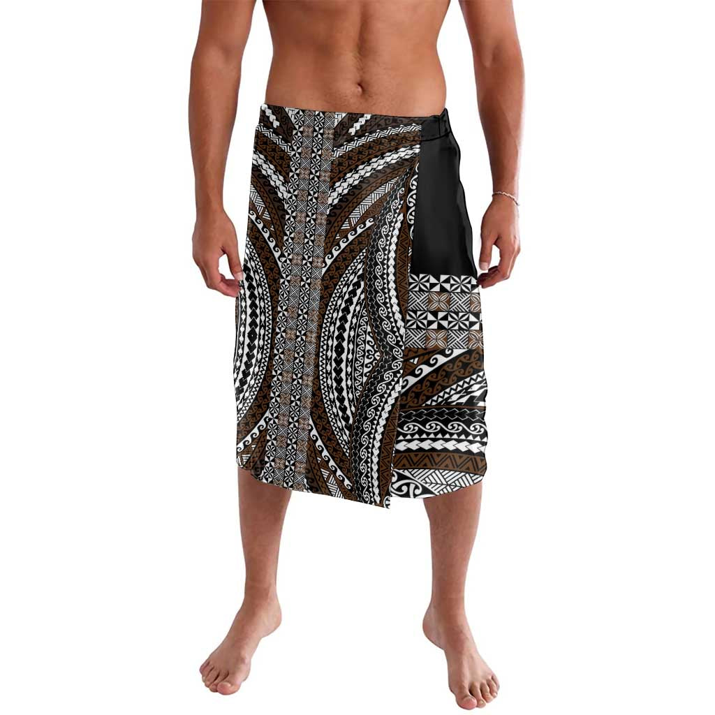 Brown Tongan Polynesian Tribal Lavalava - Polynesian Pride