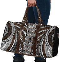 Brown Tongan Polynesian Tribal Travel Bag - Polynesian Pride
