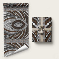 Brown Tongan Polynesian Tribal Wrapping Paper - Polynesian Pride