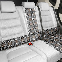 Light Gray Tongan Polynesian Tribal Back Car Seat Cover - Polynesian Pride