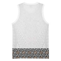 Light Gray Tongan Polynesian Tribal Basketball Jersey - Polynesian Pride