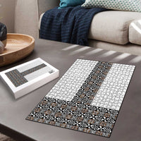 Light Gray Tongan Polynesian Tribal Puzzle - Polynesian Pride