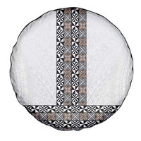 Light Gray Tongan Polynesian Tribal Spare Tire Cover - Polynesian Pride