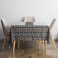 Light Gray Tongan Polynesian Tribal Tablecloth - Polynesian Pride