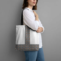 Light Gray Tongan Polynesian Tribal Tote Bag - Polynesian Pride