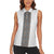 Light Gray Tongan Polynesian Tribal Women Sleeveless Polo Shirt - Polynesian Pride