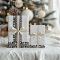 Light Gray Tongan Polynesian Tribal Wrapping Paper - Polynesian Pride