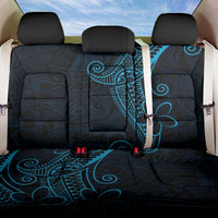 Black Blue Polynesian Tribal Back Car Seat Cover - Polynesian Pride