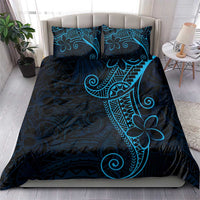 Black Blue Polynesian Tribal Bedding Set - Polynesian Pride