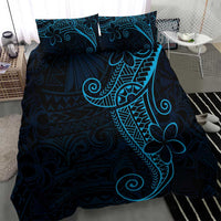 Black Blue Polynesian Tribal Bedding Set - Polynesian Pride