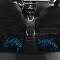 Black Blue Polynesian Tribal Car Mats - Polynesian Pride