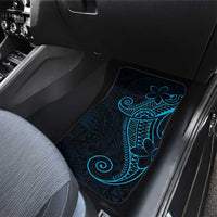 Black Blue Polynesian Tribal Car Mats - Polynesian Pride