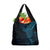 Black Blue Polynesian Tribal Grocery Bag - Polynesian Pride