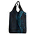 Black Blue Polynesian Tribal Grocery Bag - Polynesian Pride