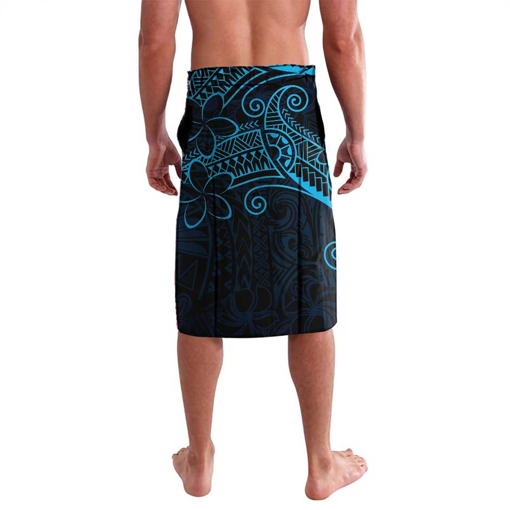 Black Blue Polynesian Tribal Lavalava - Polynesian Pride