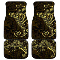 Black Gold Polynesian Tribal Car Mats - Polynesian Pride
