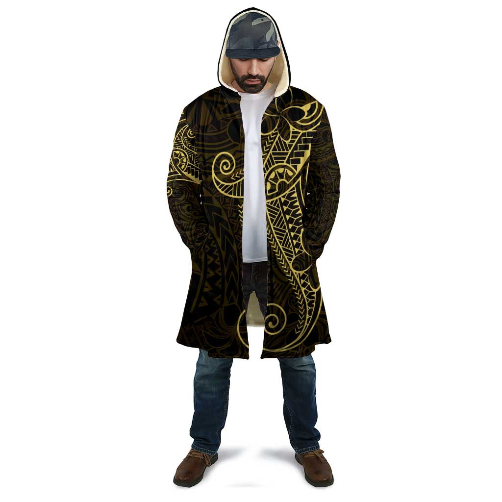 Black Gold Polynesian Tribal Cloak - Polynesian Pride